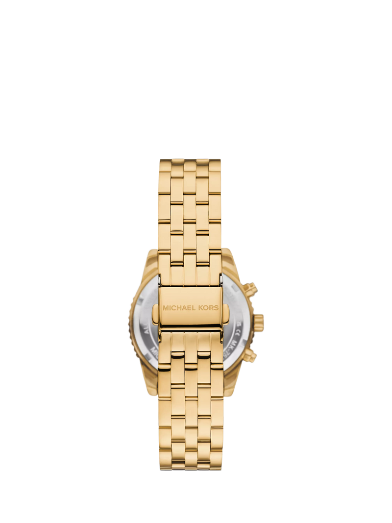 Michael Kors Mini Bryant Chronograph gold stainless steel watch - British product