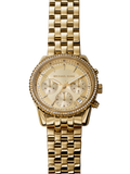 Michael Kors Mini Bryant Chronograph gold stainless steel watch - British product