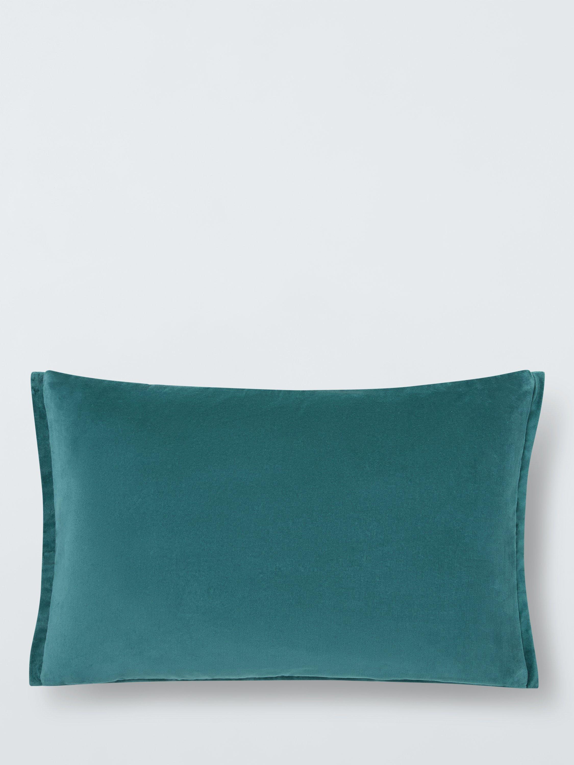 John Lewis Quarzo cushion in teal 40x60cm, imported from the UK