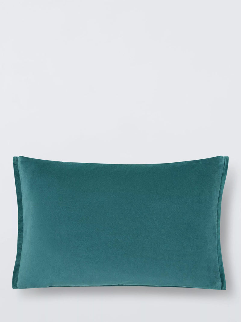 John Lewis Quarzo cushion in teal 40x60cm, imported from the UK