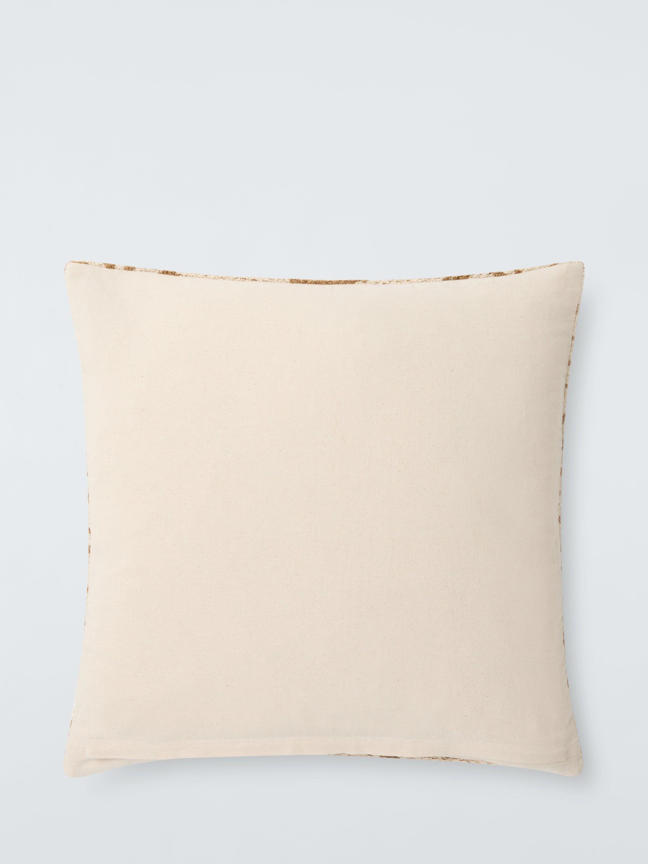 John Lewis zebra boucle cushion caramel 45cm, imported from the UK