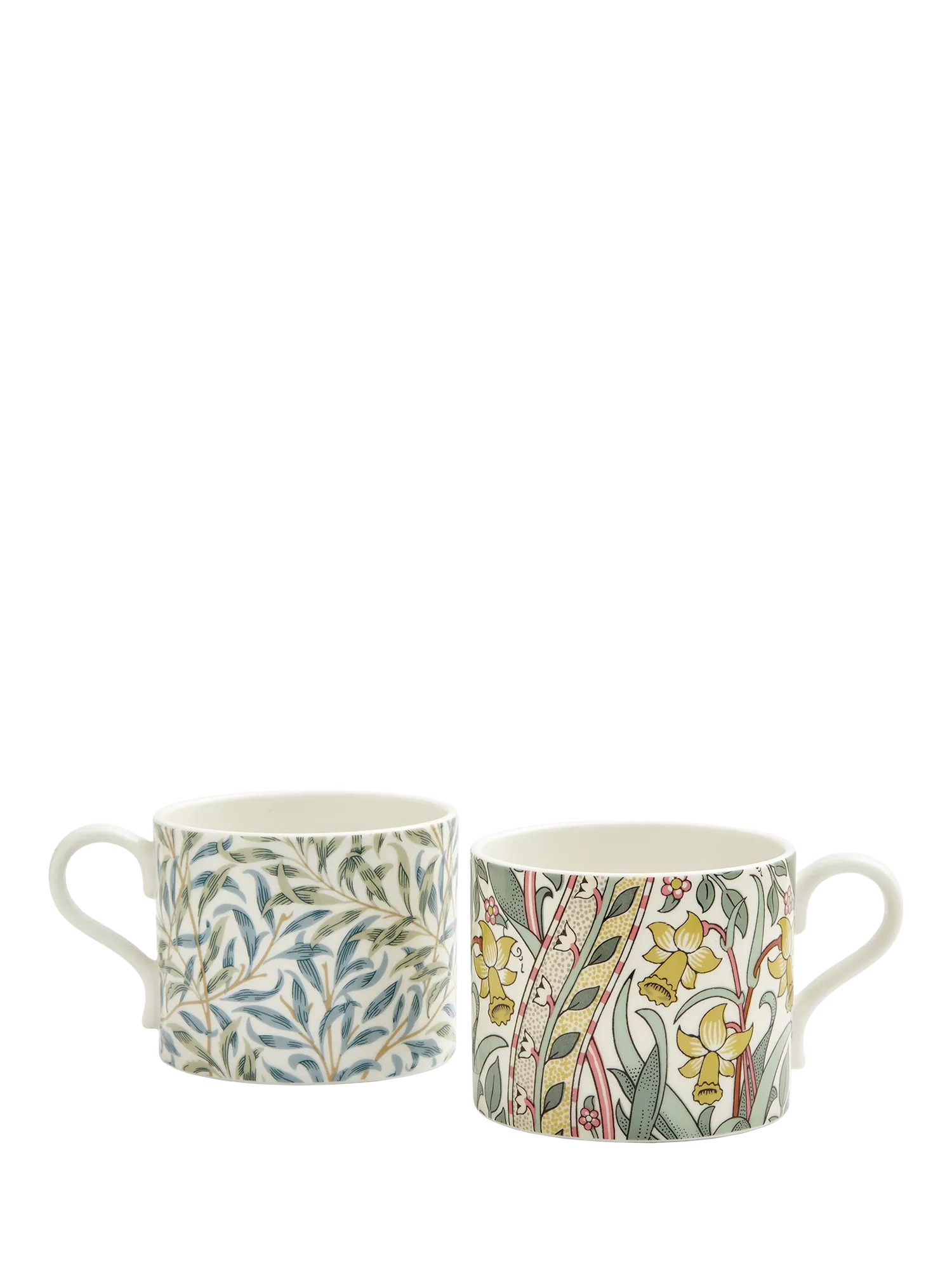 Morris & Co. porcelain mugs Daffodil Willow Bough - British product