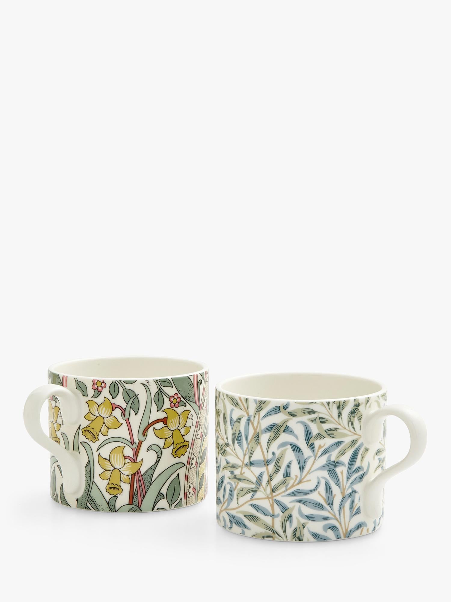 Morris & Co. porcelain mugs Daffodil Willow Bough - British product
