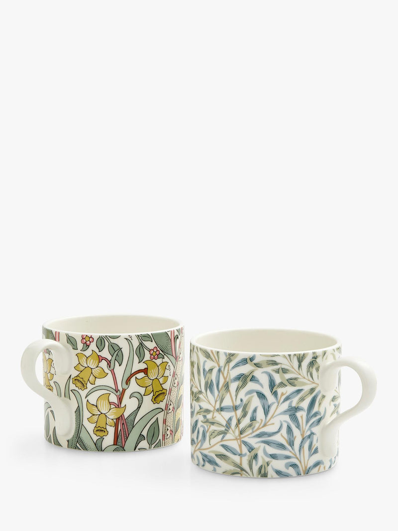 Morris & Co. porcelain mugs Daffodil Willow Bough - British product