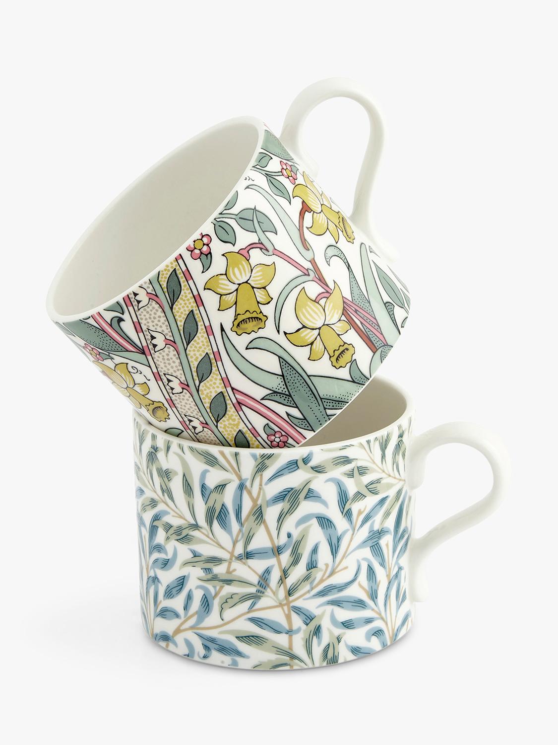Morris & Co. porcelain mugs Daffodil Willow Bough - British product