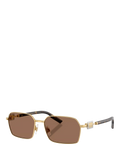 Dolce & Gabbana DG2316 men's rectangular sunglasses, imported from the UK