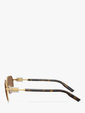 Dolce & Gabbana DG2316 men's rectangular sunglasses, imported from the UK