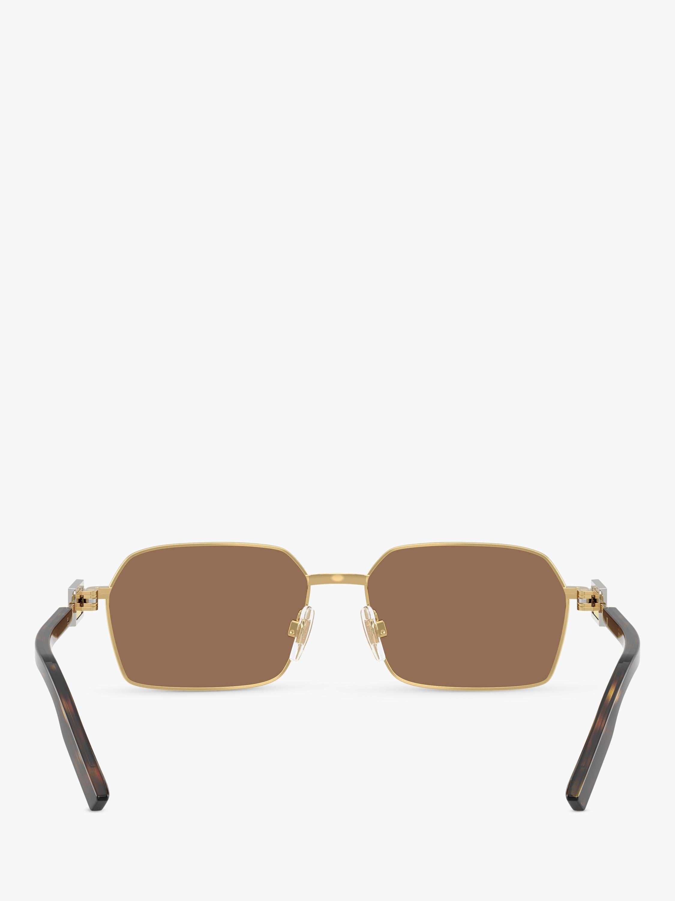 Dolce & Gabbana DG2316 men's rectangular sunglasses, imported from the UK