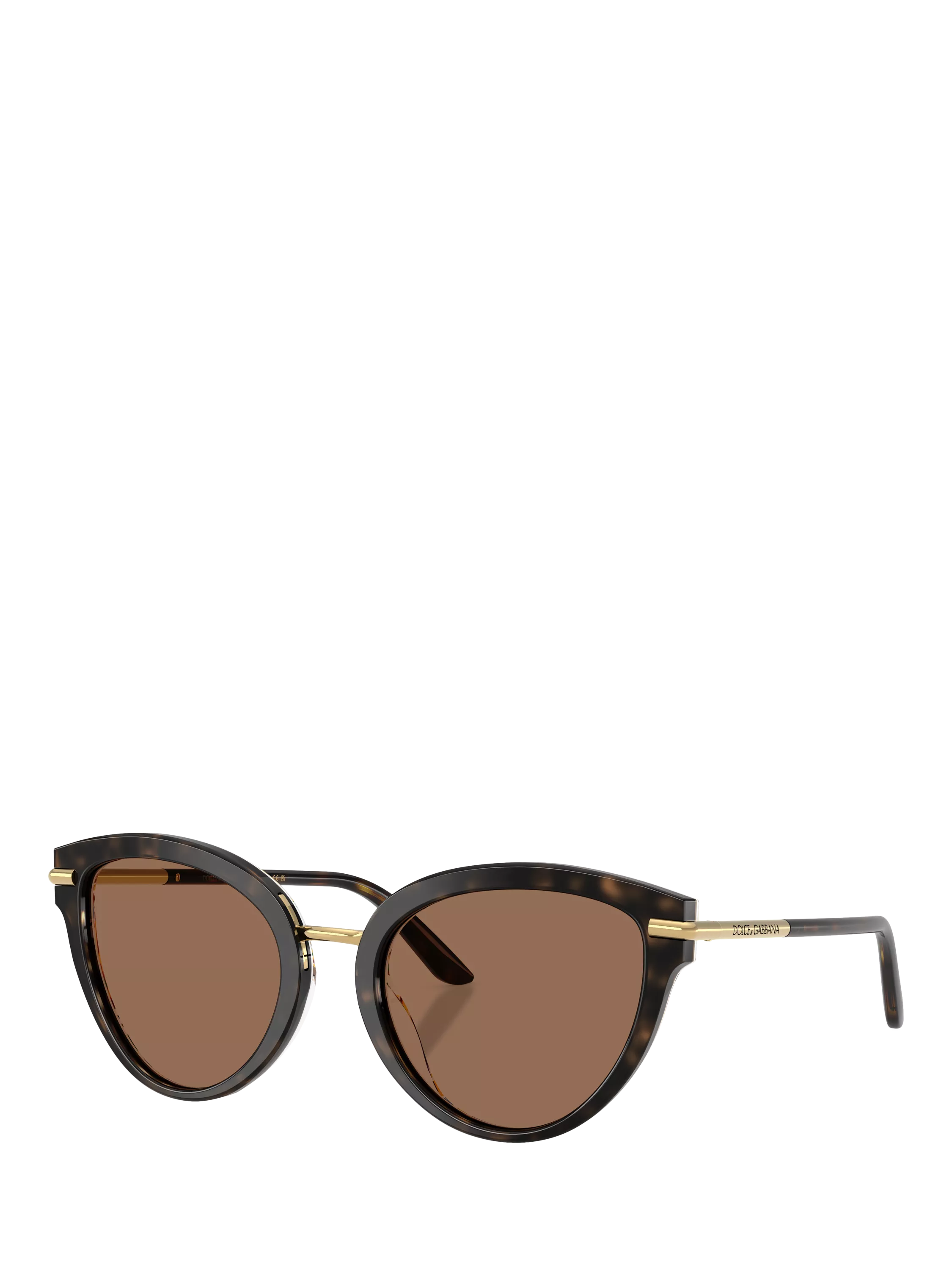 Dolce & Gabbana women's butterfly sunglasses Havana Brown (British brand)