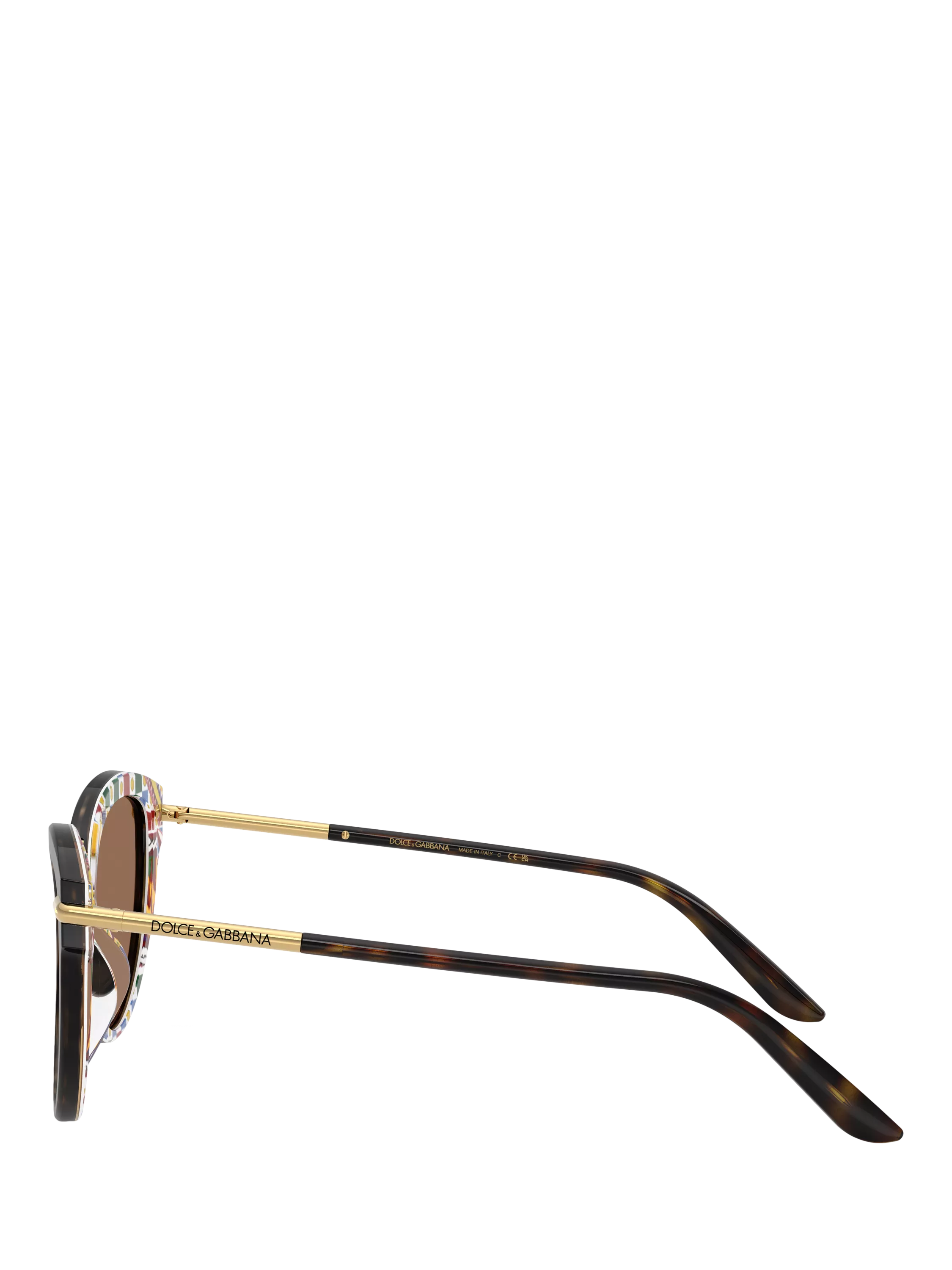 Dolce & Gabbana women's butterfly sunglasses Havana Brown (British brand)