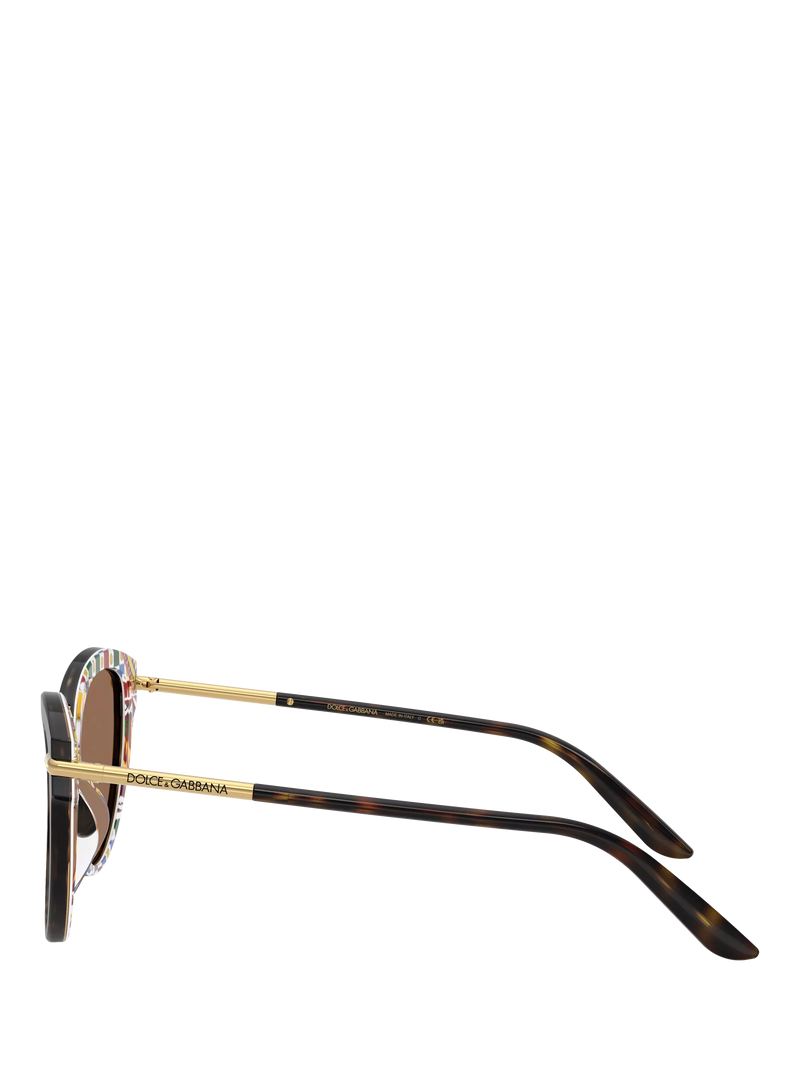 Dolce & Gabbana women's butterfly sunglasses Havana Brown (British brand)