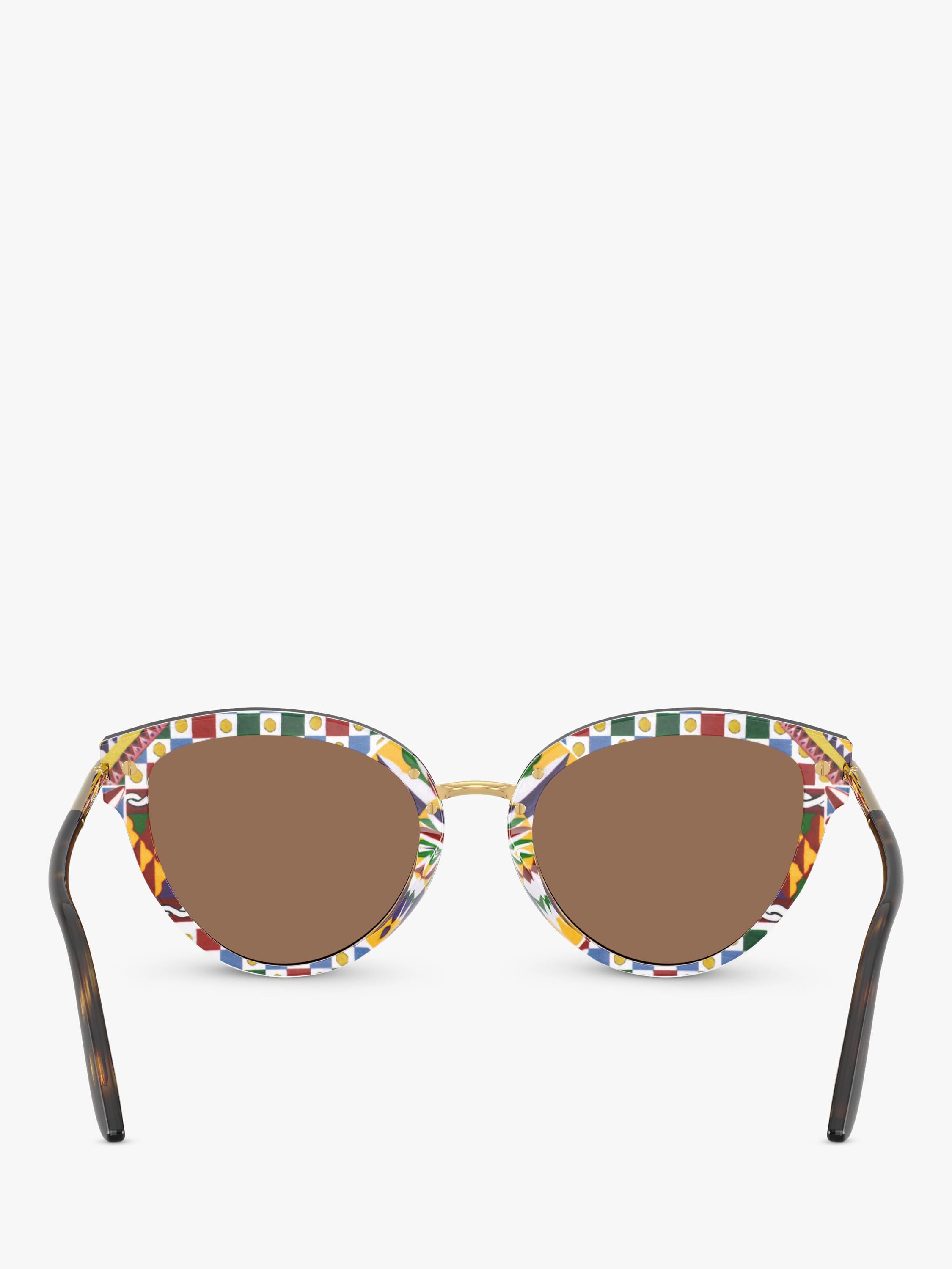 Dolce & Gabbana women's butterfly sunglasses Havana Brown (British brand)