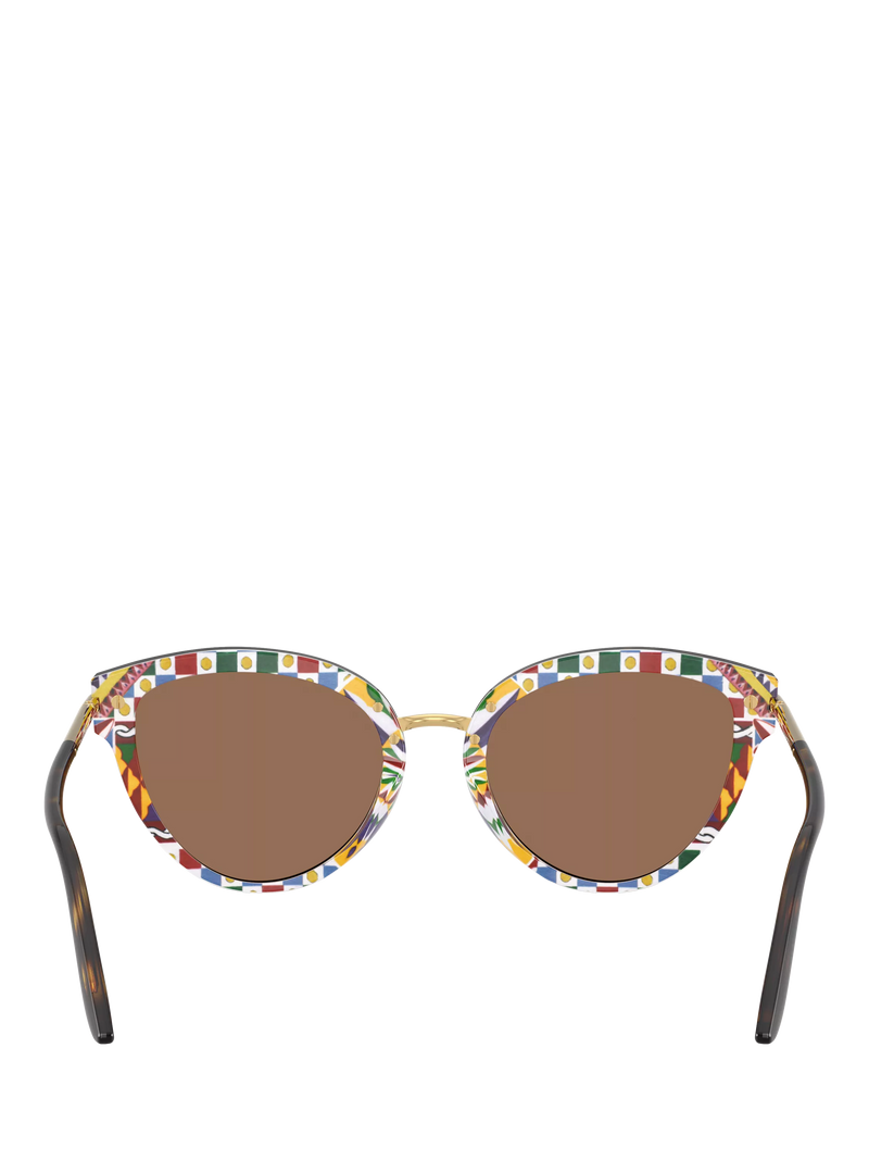 Dolce & Gabbana women's butterfly sunglasses Havana Brown (British brand)