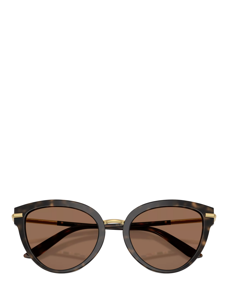 Dolce & Gabbana women's butterfly sunglasses Havana Brown (British brand)