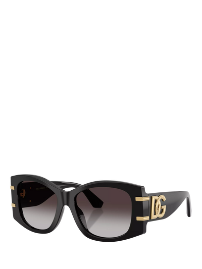 John Lewis Dolce & Gabbana DG4501 Women's Butterfly Sunglasses Black/Purple Gradient- Buy online at McGrocer