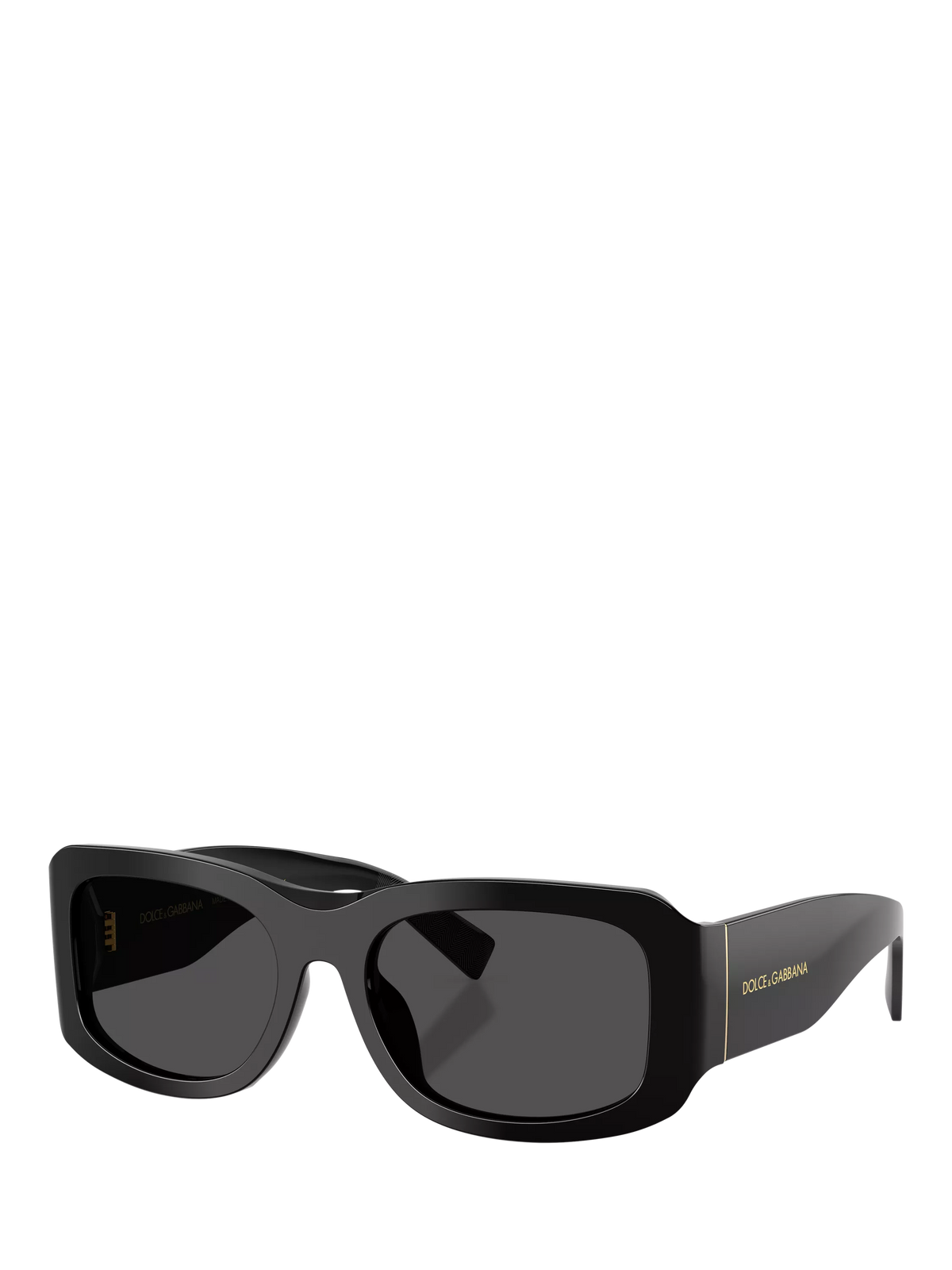 Dolce & Gabbana rectangular black sunglasses, UK version