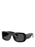 Dolce & Gabbana rectangular black sunglasses, UK version