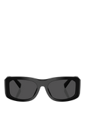 Dolce & Gabbana rectangular black sunglasses, UK version