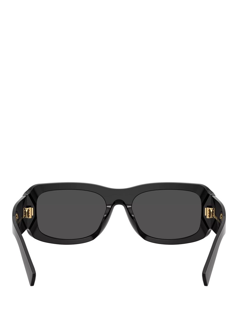 Dolce & Gabbana rectangular black sunglasses, UK version