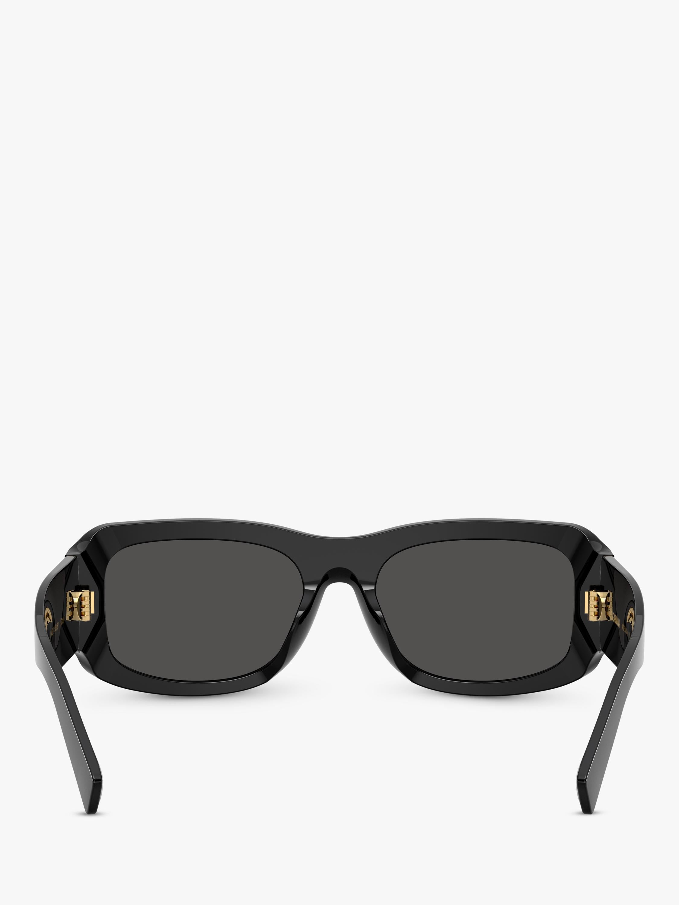 Dolce & Gabbana rectangular black sunglasses, UK version