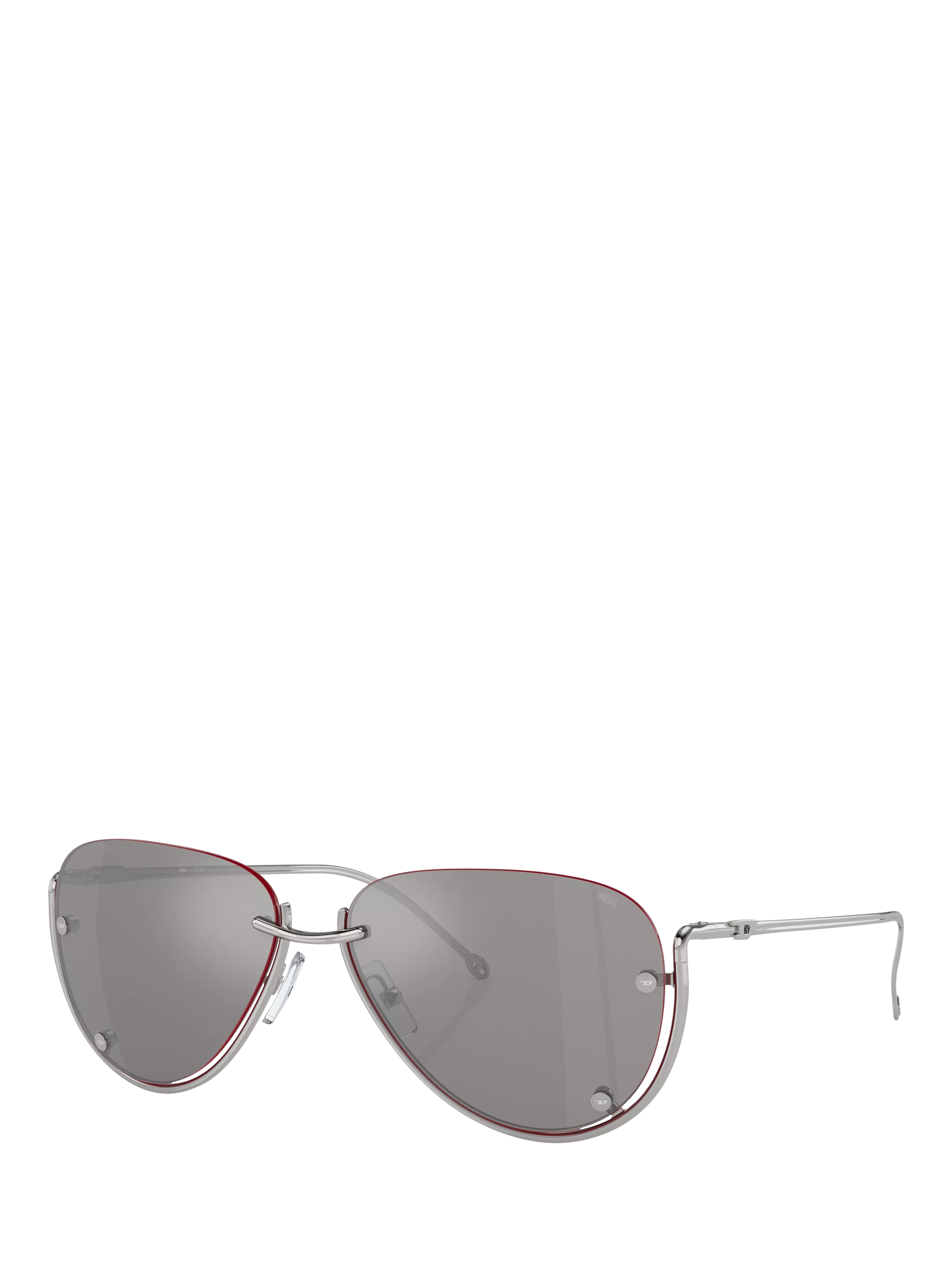 Diesel aviator sunglasses silver metal frame (British brand)