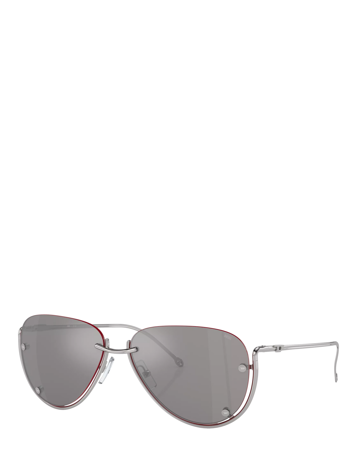 Diesel aviator sunglasses silver metal frame (British brand)