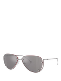 Diesel aviator sunglasses silver metal frame (British brand)