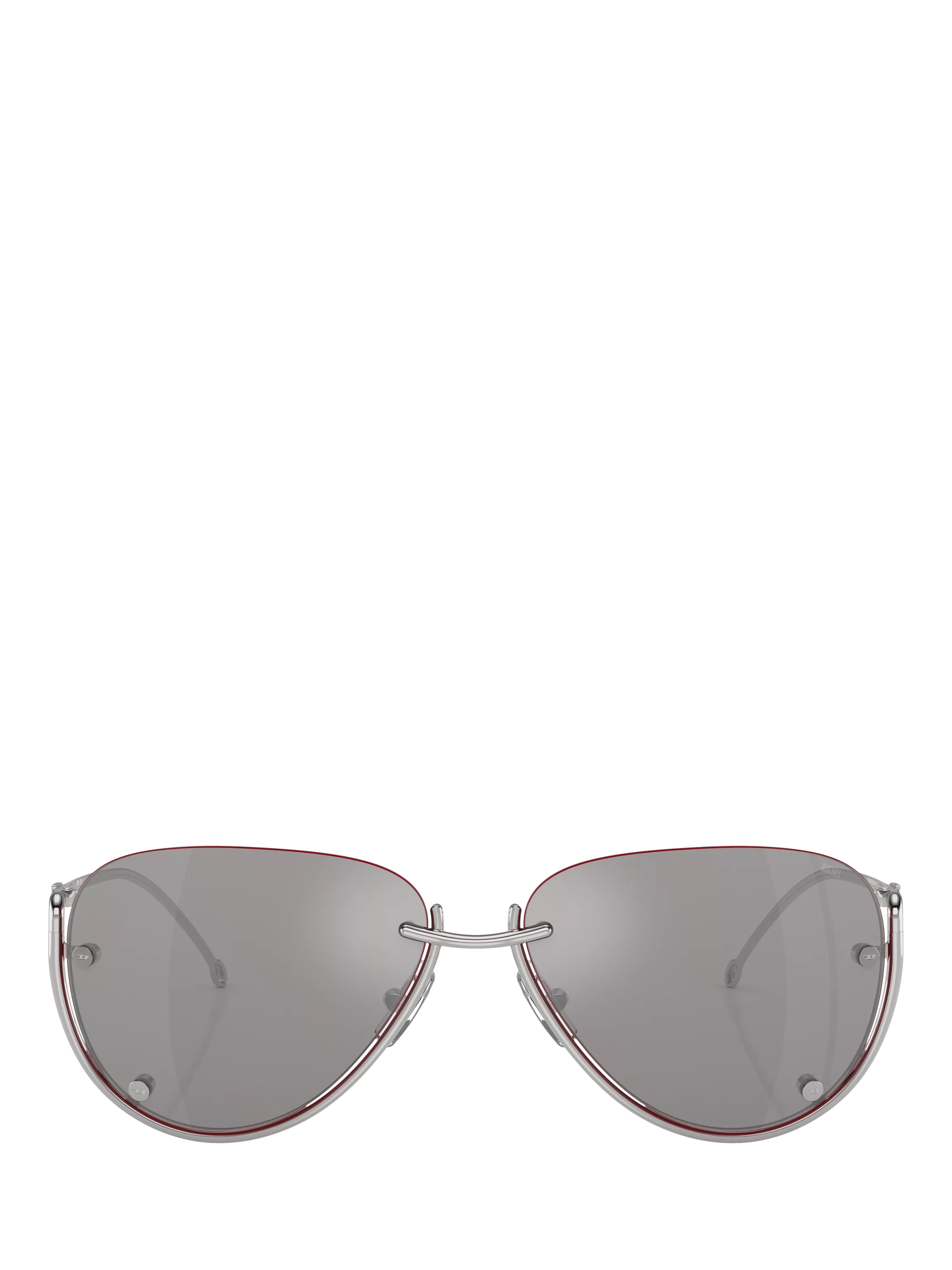 Diesel aviator sunglasses silver metal frame (British brand)