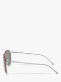 Diesel aviator sunglasses silver metal frame (British brand)