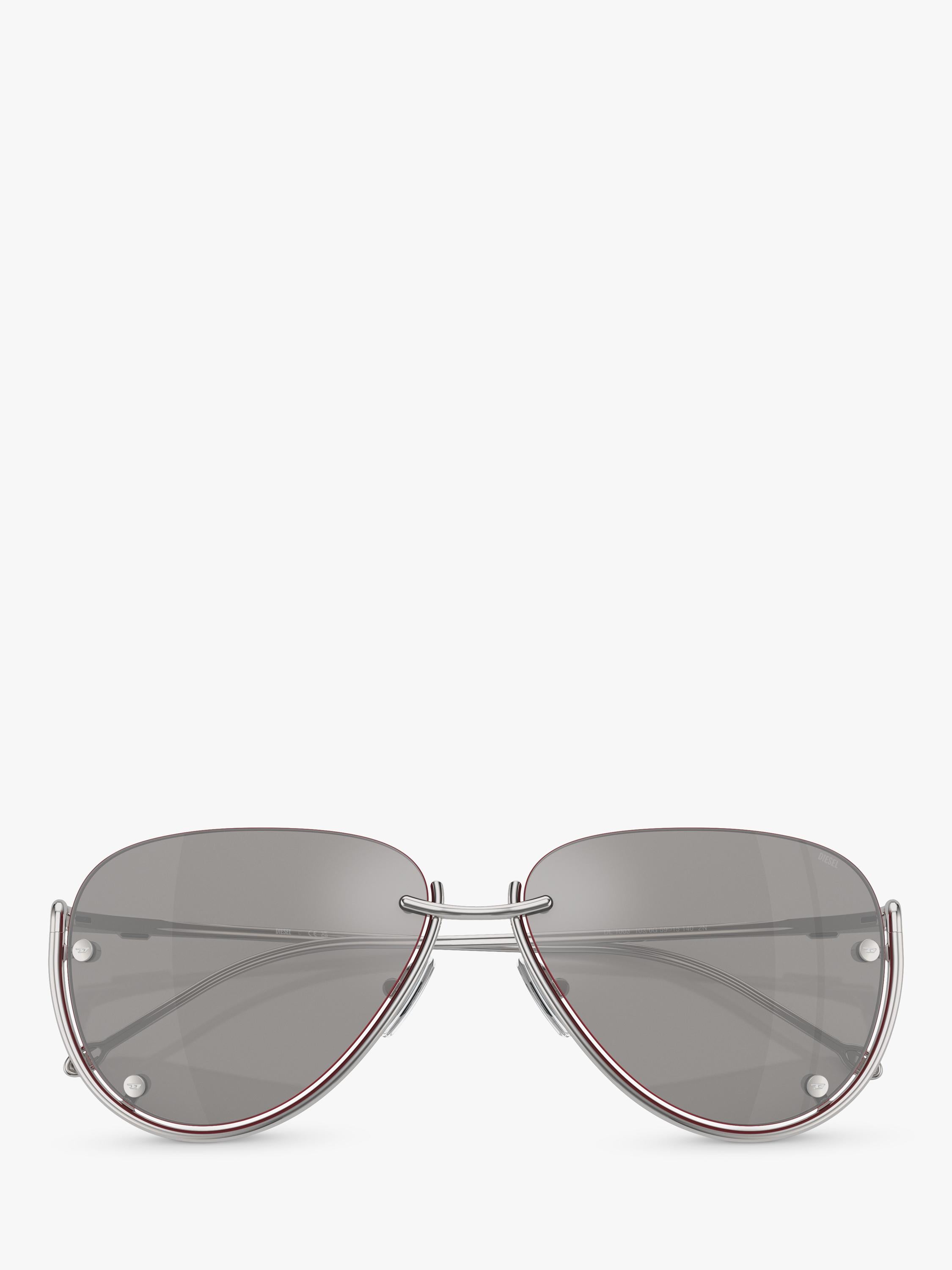 Diesel aviator sunglasses silver metal frame (British brand)