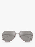 Diesel aviator sunglasses silver metal frame (British brand)