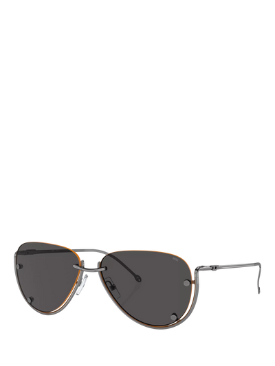 John Lewis Diesel DL1003 Aviator Sunglasses, Grey- Buy online at McGrocer
