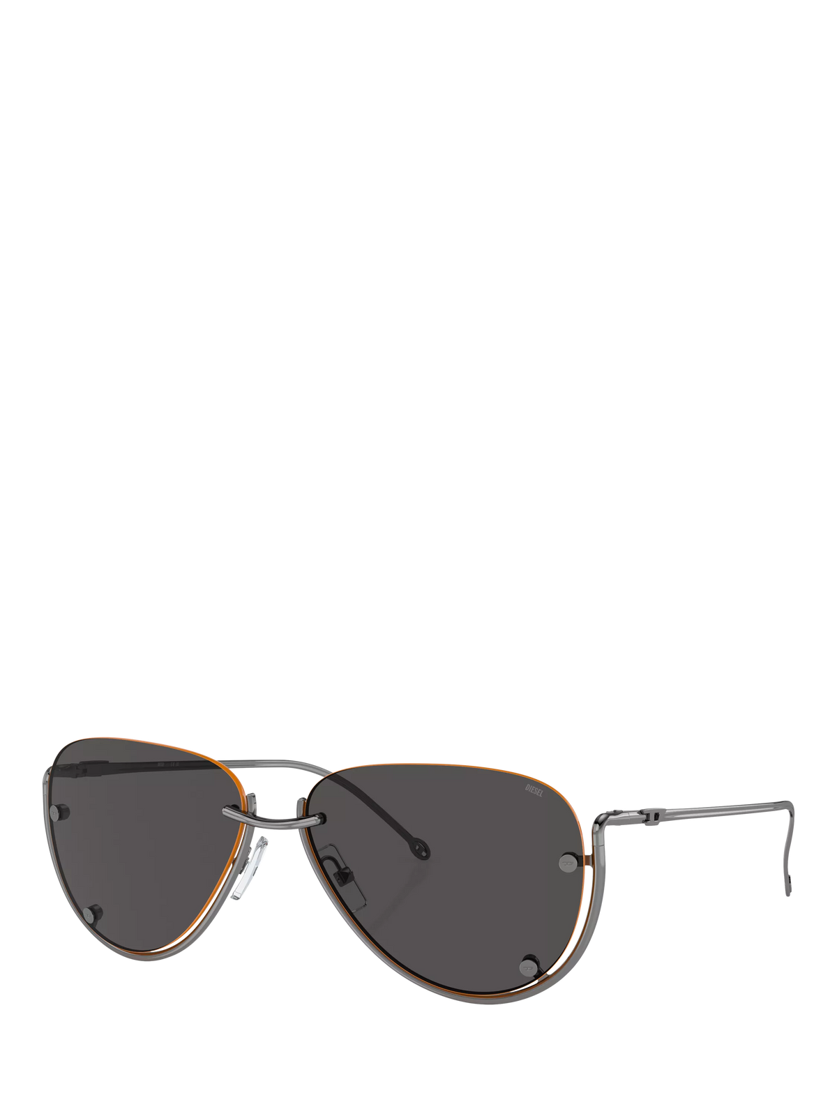 Diesel Aviator sunglasses grey polyamide (British brand)