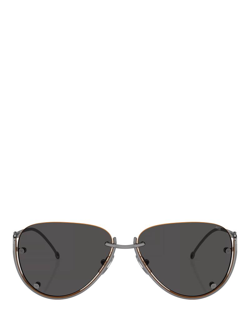 Diesel Aviator sunglasses grey polyamide (British brand)