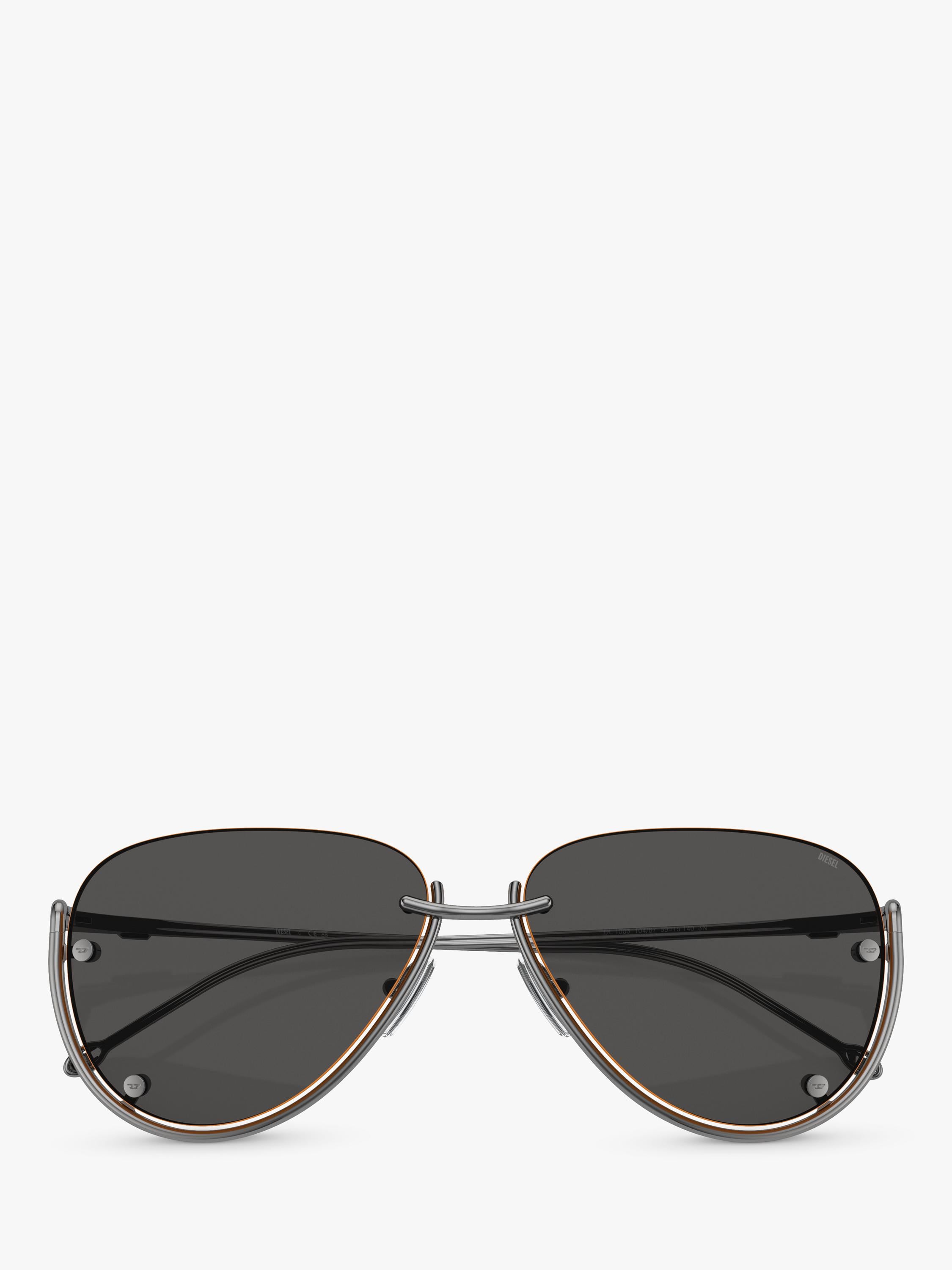 Diesel Aviator sunglasses grey polyamide (British brand)
