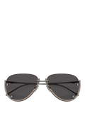 Diesel Aviator sunglasses grey polyamide (British brand)