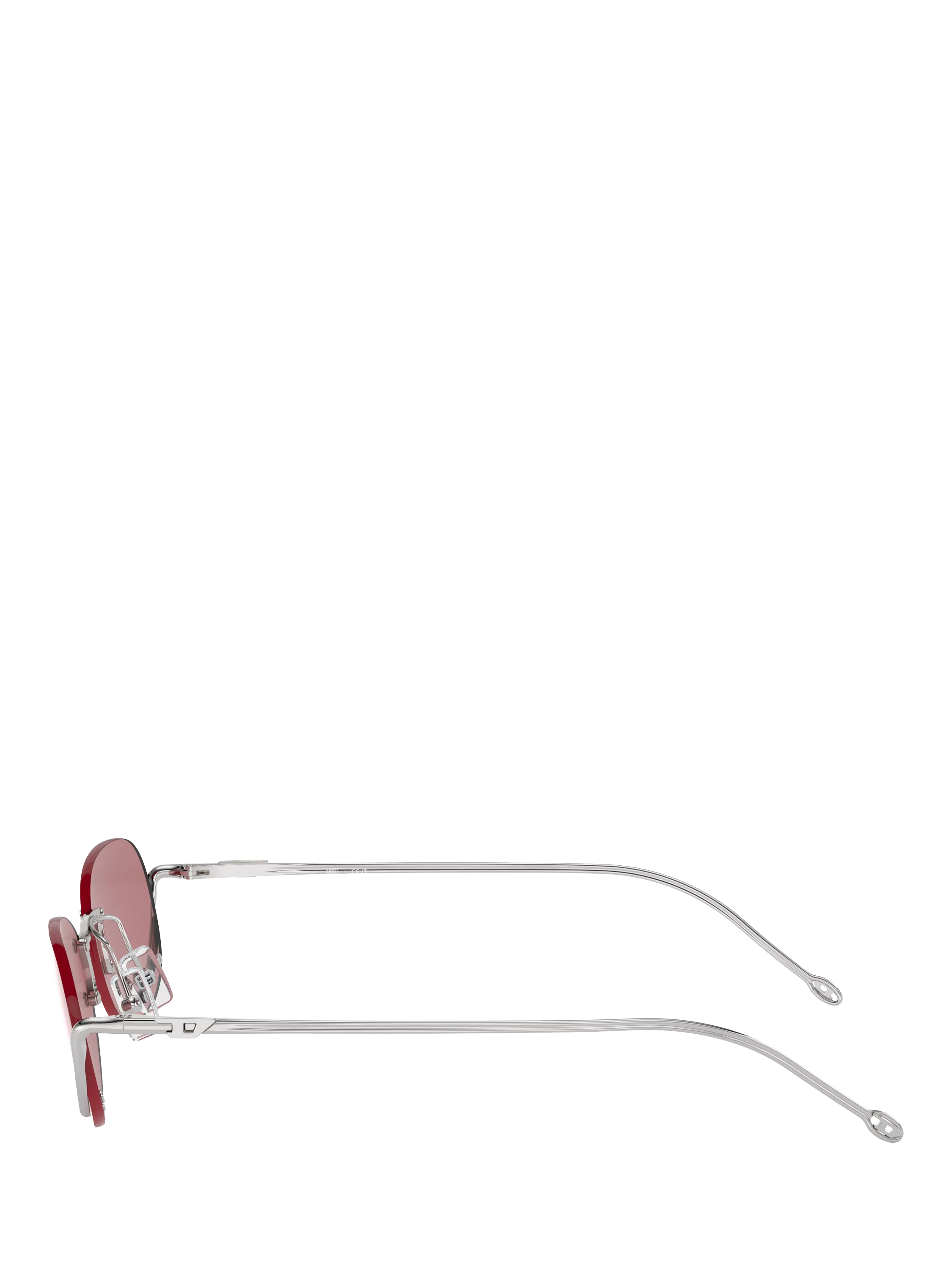 Diesel oval sunglasses with polyamide frame in pink (British brand)