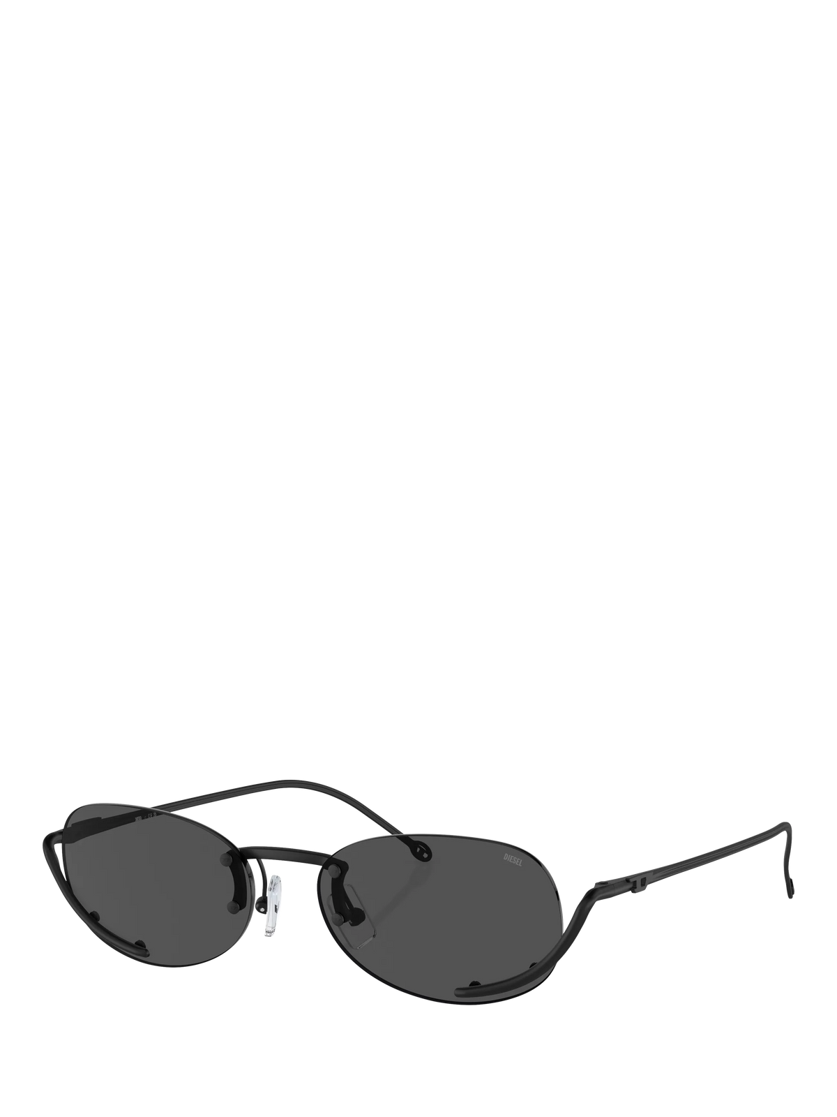 Diesel oval sunglasses black with metal frame - British product