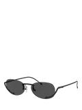 Diesel oval sunglasses black with metal frame - British product