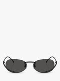 Diesel oval sunglasses black with metal frame - British product