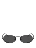 Diesel oval sunglasses black with metal frame - British product