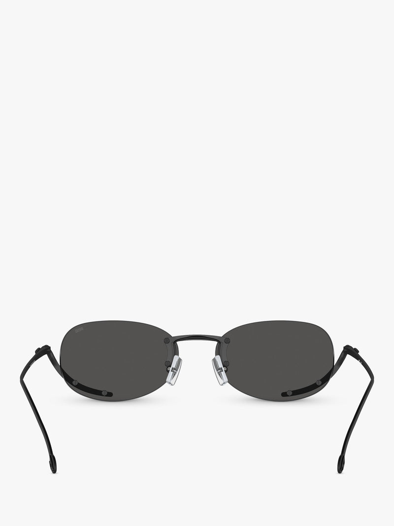 Diesel oval sunglasses black with metal frame - British product