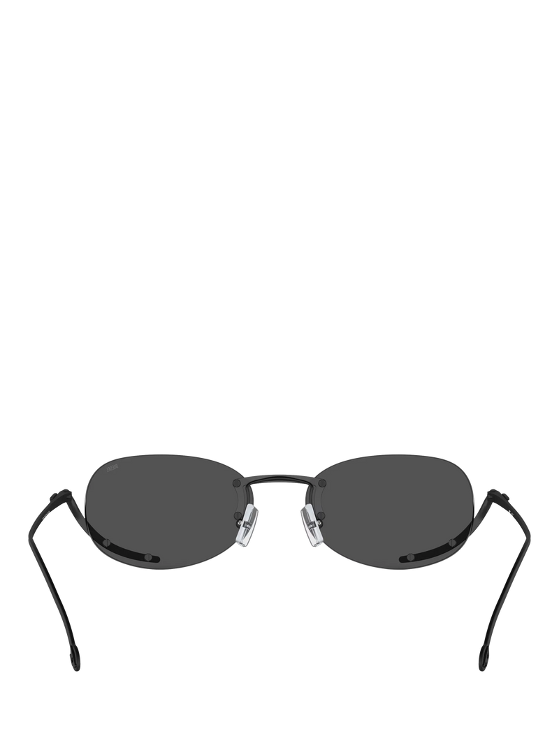 Diesel oval sunglasses black with metal frame - British product