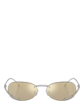 Diesel oval sunglasses in gold, imported from the UK