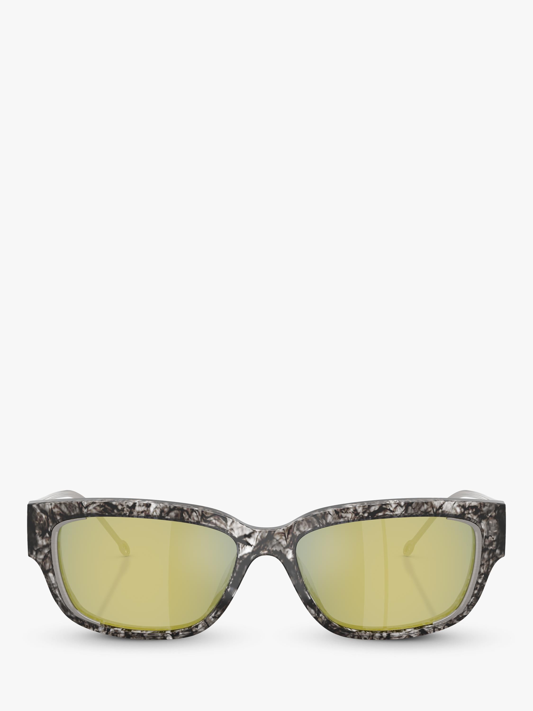 Diesel rectangular sunglasses with gradient tinted lenses and brown frame - British product
