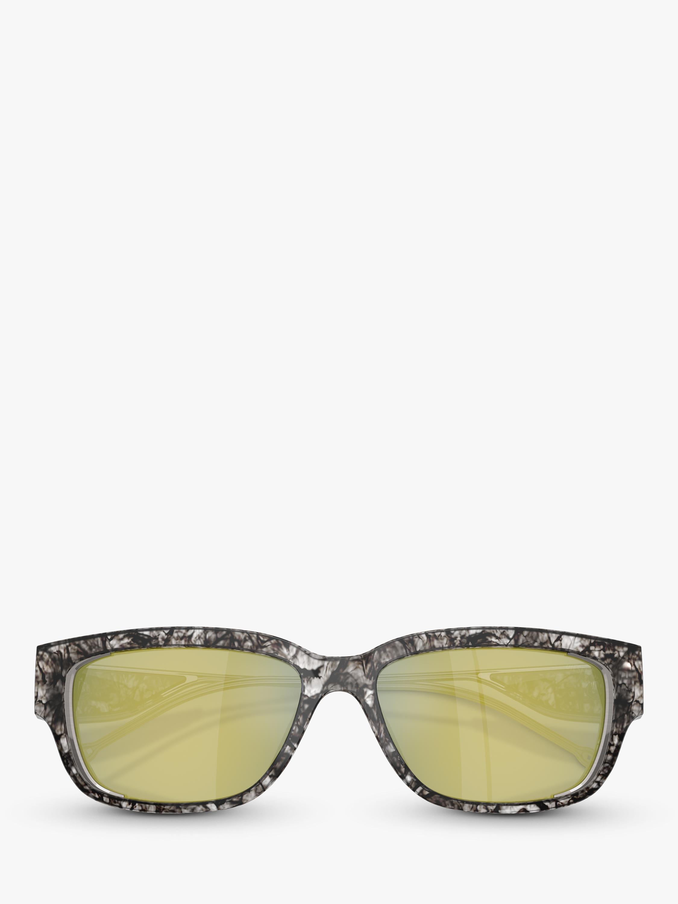 Diesel rectangular sunglasses with gradient tinted lenses and brown frame - British product