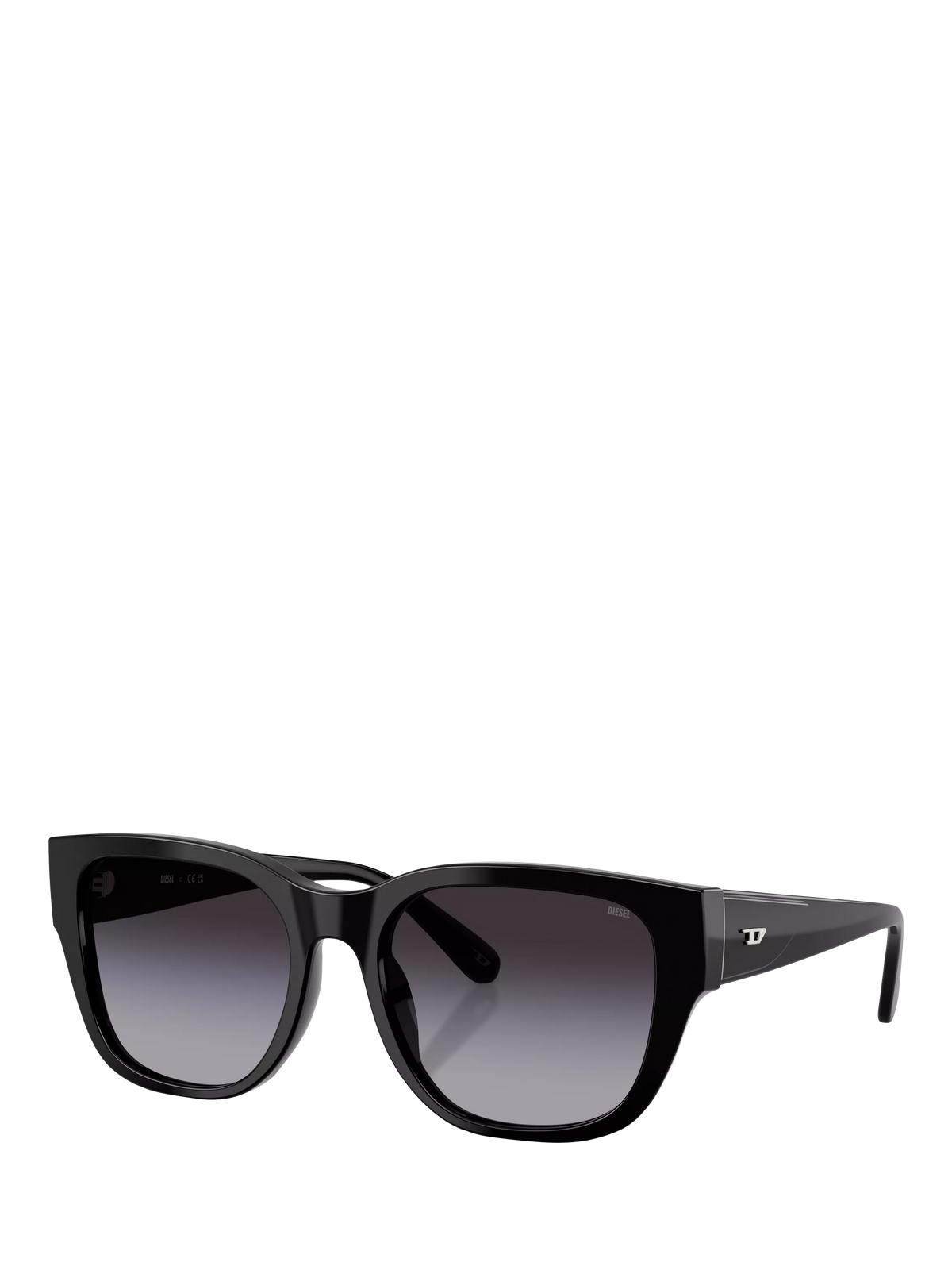 Diesel unisex square sunglasses black, imported from the UK