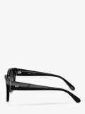 Diesel unisex square sunglasses black, imported from the UK