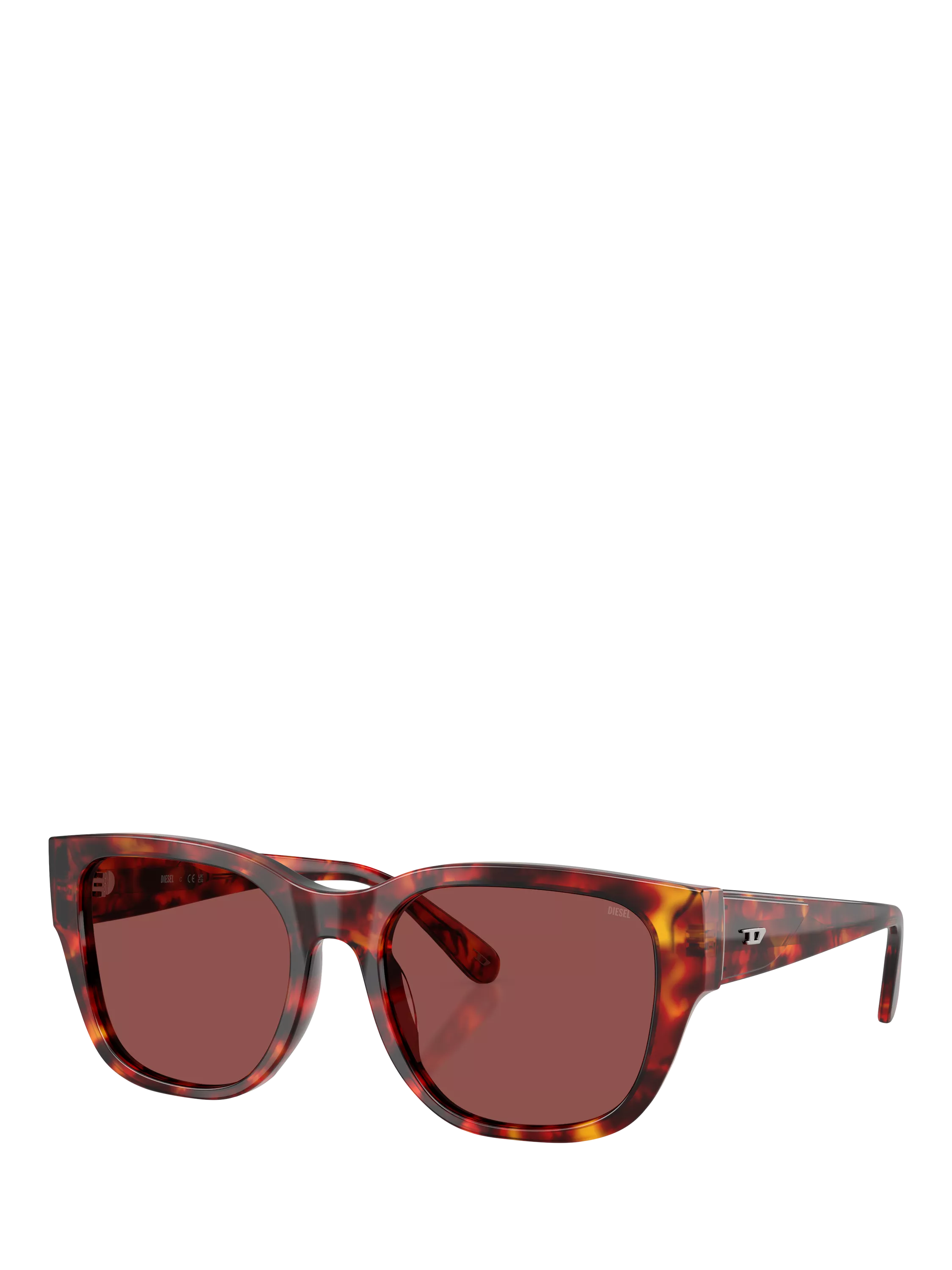 Diesel square sunglasses brown 53mm lens (British brand)