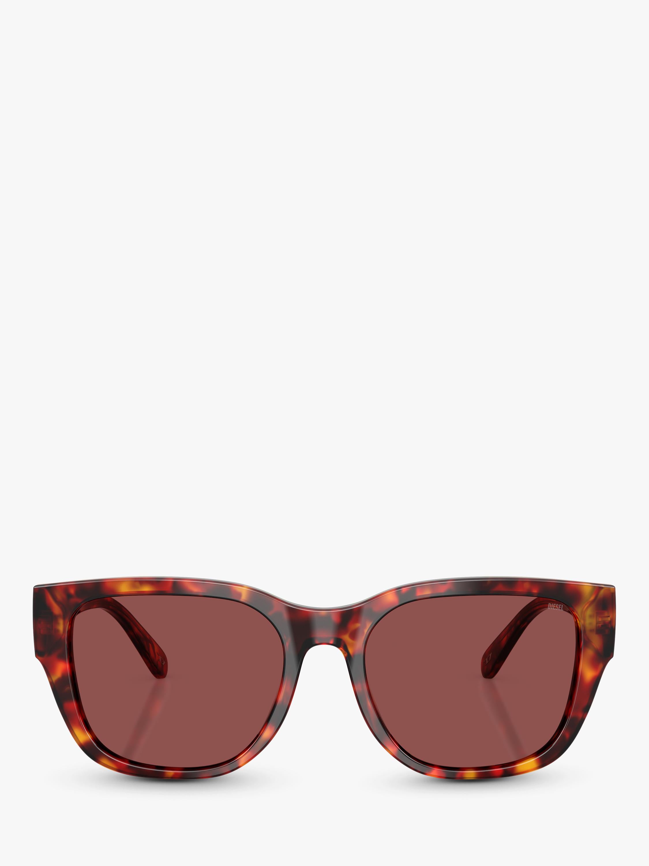 Diesel square sunglasses brown 53mm lens (British brand)